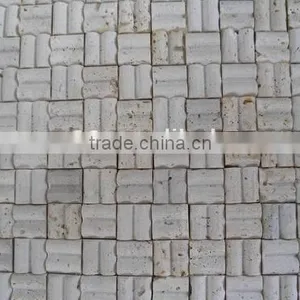 New Calacutta White Chevron Best Selling Bathroom Marble Mosaic thumbnail-5
