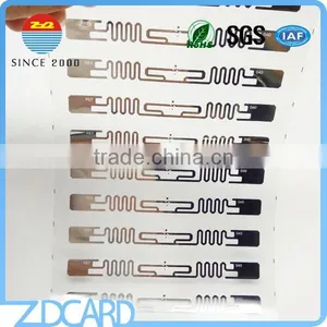China Factory Paper / Plastic 860-960MHz UHF Rfid Inlay thumbnail-5