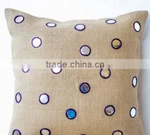 Mirror Work Cushion Covers, , 3D Cushion Covers,Cotton Cushion Covers,Home Decor Cushion Cover thumbnail-1