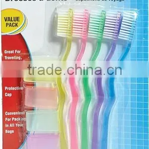 5 Pcs Travel Toothbrush thumbnail-1