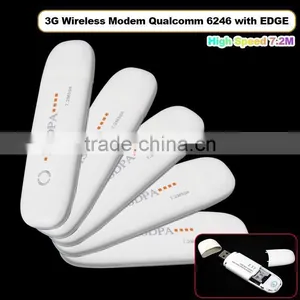 Hot Selling New Model 7.2m 3G 4G WiFi Router Adapter Wireless Modem USB Car Qualcomm 6246/7225 Chipset With EDGE thumbnail-1
