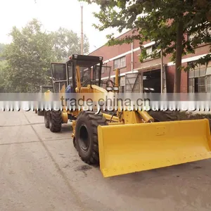 Selfpropelled Articulated, Hydrodynamic Type Road Motor Grader Hot Sale With Brand Watercooled Turbocharged Diesel Engine thumbnail-2