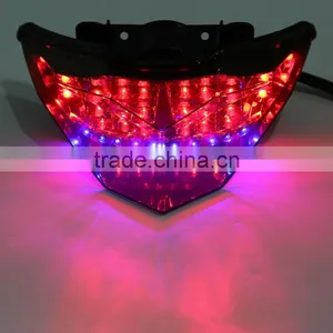 ABS Smoke LED Brake Taillight Turn Signals for NINJA 250R 300 2012-2013 thumbnail-1