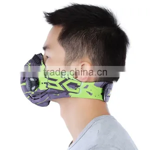 BaseCamp Unisex Anti-dust Anti-pollution Air Filter Breathable Face Mask for Cycling Riding Hiking Travel Kit thumbnail-2