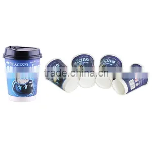 2017 Festival Style New Year Gethering Pasta Match Double Wall 12oz Wholesale Paper Cups thumbnail-2