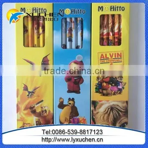 High Quality Promotional hb Pencil With Eraser Student Pencil thumbnail-6