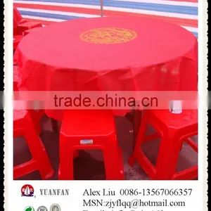 Red Non-woven Fabric Used for Disposable Tablecloth thumbnail-1