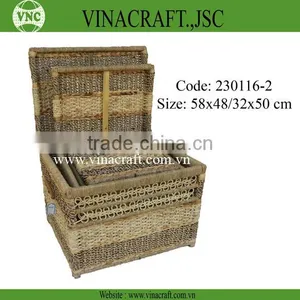 Wicker Trunk Organizer for Clother thumbnail-1