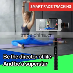 Hot Bluetooth Handheld 3Axis Face Tracking Stabilizer For Mobilephone/Camera Photographing,Dual Purpose Professional Stabilizers thumbnail-1