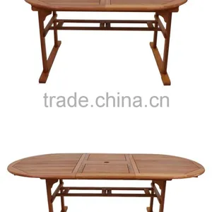 High Quality Best Selling Eco Friendly Wooden Butterfly Oval Table From Viet Nam thumbnail-1