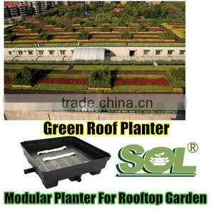 Green Roof System Modular Box Planters for Vertical Green Roof thumbnail-2