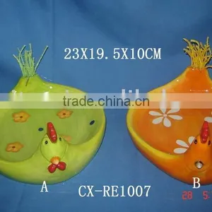 Dolomite Chicken Shape Plate thumbnail-1
