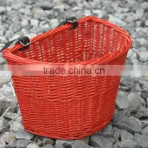 Graceful Half Round Wicker Bicycle Basket (manufacture) thumbnail-1