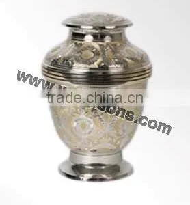 Brass Decorative Urns | Cheap Urns for Dogs | Cheap Urns for Pet Ashes | Cheap Urns for Planter thumbnail-1