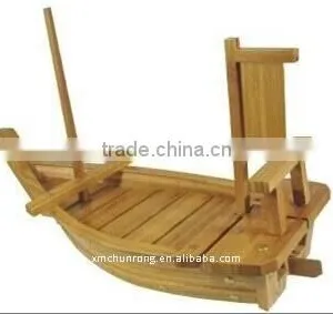 Natural Disposable Bamboo Sushi Boats With SGS thumbnail-4
