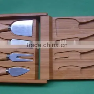Bamboo Cutting Board for Cheese thumbnail-1