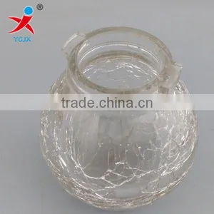 Ice-patterned Glass Ball Cold Crack Glass Lampshade Custom Wholesale thumbnail-1