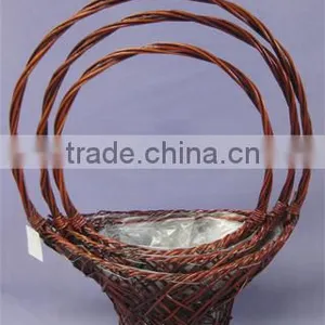 Decorative Willow Basket For Flowers Wholesale thumbnail-1