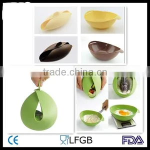 Food Grade Material Multi-purpose Silicone Baking Bowl/silicone Fish Bowl/Silicone Steaming Bowl thumbnail-5