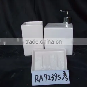 Ceramic Bathroom Set White Color Handmade thumbnail-1
