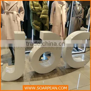 Glossy White Fiberglass Large 3d Sign Letters thumbnail-1