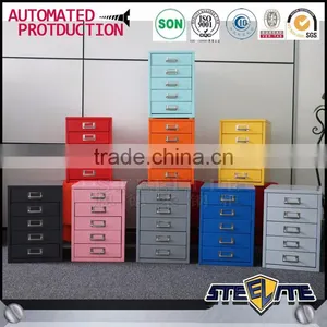 Australia Hot Sale Living Room Furniture Cheap Bedside Small Metal 5 Drawers Cabinet thumbnail-6