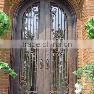 Bisini Classical Wrought Iron Arch Front Door (BG90093) thumbnail-1