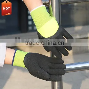 NMSAFETY Top Quality Winter Latex Gloves With Double Layers Liner thumbnail-1