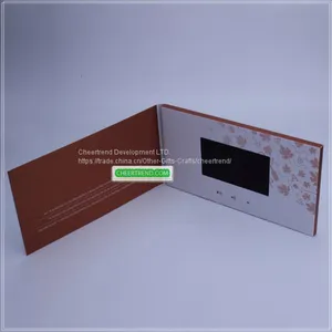 Promotional TFT Screen 4.3 Inch Lcd Video Greeting Card, Video Brochure thumbnail-3