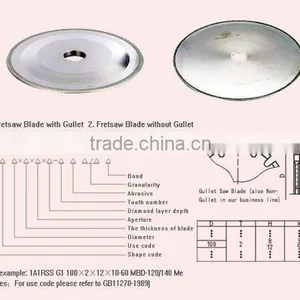 Electroplated Diamond Fret Saw Blade thumbnail-1