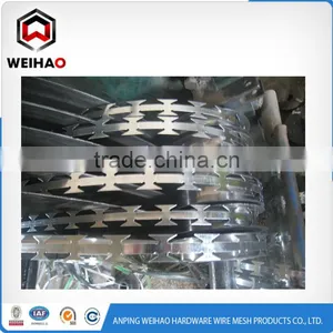 Barbed Razor Wire BTO-22 Barbed Tape Concertina Price thumbnail-1