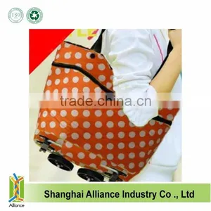 Large Size Folding Shopping Trolley On Wheel Luggage Bags Convenient thumbnail-1