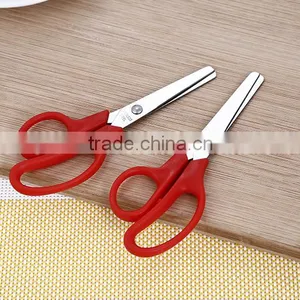 Factory Price Scissors Plastic Handle Office Scissors Cheap thumbnail-2