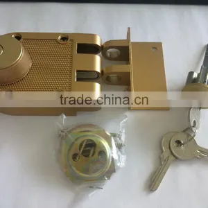 High Quality Europe Rim Door Lock Night Latch thumbnail-3