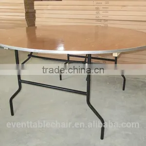 High Quality Hot Sell Hotel Plywood Folding Banquet Table thumbnail-2