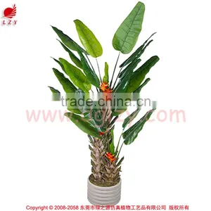 Artificial Decorative Banana Tree Ficus Tree Branch Live Bonsai Tree for Home and Office Decoration thumbnail-1