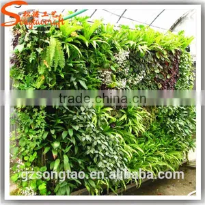 Man-made Artificial Grass Wall Plastic Artificial Plants Walls Customized Artificial Grass Wall thumbnail-1