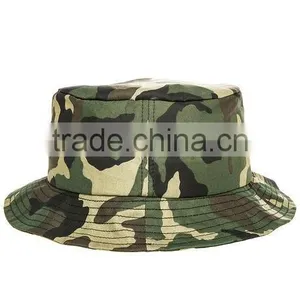 Woven Label Camo Cotton Custom Printed Sublimation Bucket Hat thumbnail-4