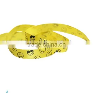 Hot Sport Silk Ribbon Bands Life is Good Sport Ribbon Wristlet Cheap Promotional Sport Snap Button Wristband thumbnail-5