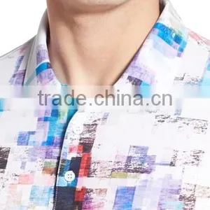 Custom Made Men Polo Shirt With Multi-color Print Promotional T Shirts With Rib Collars Logo Brand Embroidery Design thumbnail-5