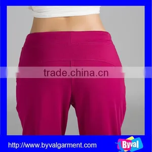 2015 Newly Design Custom High Quality Womens Fashion Slim Fit Jogger Sport Pants thumbnail-6