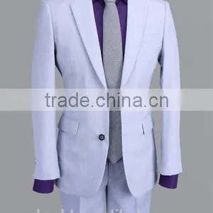 2017 Custom High Quality Most Hot Sale 100% Wool Man Slim Formal Wear Men Suit thumbnail-2