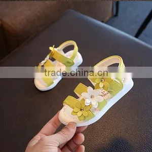 Zm35397a China Factory Cheap Kids Shoes Fashion Flower Sandals thumbnail-5