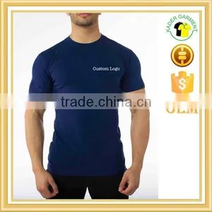 Custom Slim Fit Gym t Shirt, Cotton Spandex Fitness t Shirt Man thumbnail-4