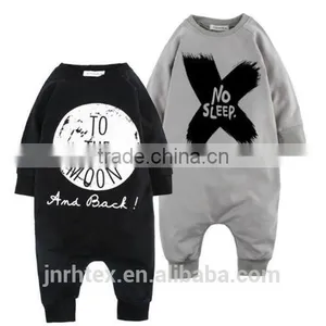 Kids Baby Boy Warm Organic Printing Baby Romper thumbnail-1