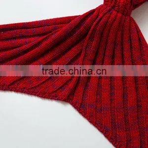 ShiJ Fish Scales 180*90 630G Adult Crochet Mermaid Tail Blanket thumbnail-5