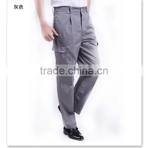 Juqian 2016 Factory Price New Mens Working Uniform Poly Cotton Cheap Cargo Uniform Work Pants With Side Pockets thumbnail-6