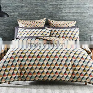 Printed on Linen-look Cotton Quilt Cover thumbnail-1