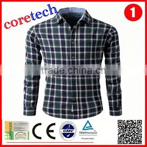 Brushed Breathable Check Shirt Factory thumbnail-3