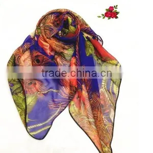 PRINTED POLYESTER SCARF thumbnail-4